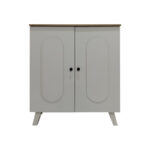 Παπουτσοθήκη-ντουλάπι Cathi pakoworld σε λευκή-sonoma απόχρωση 80x34x95εκ - Image 4