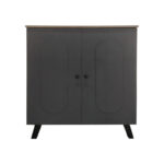 Παπουτσοθήκη-ντουλάπι Cathi pakoworld σε oak - anthracite απόχρωση 80x34x95εκ - Image 4