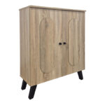 Παπουτσοθήκη-ντουλάπι Cathi pakoworld sonoma 80x34x95εκ - Image 3