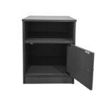 Κομοδίνο Lenea pakoworld ανθρακί 40x40x50εκ - Image 2