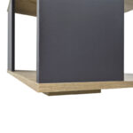 Τραπέζι σαλονιού Zelegan pakoworld sonoma-ανθρακί 60x60x39εκ - Image 4