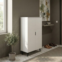 Παπουτσοθήκη-ντουλάπα Oufelia pakoworld λευκό 60x32.5x134.5εκ