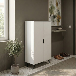 Παπουτσοθήκη-ντουλάπα Oufelia pakoworld λευκό 60x32.5x134.5εκ