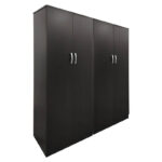 Ντουλάπα τετράφυλλη Athos Ι pakoworld wenge 160x42x180εκ - Image 2