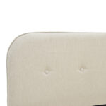 Κρεβάτι LumiLux pakoworld ύφασμα σε μπεζ απόχρωση 100x200εκ - Image 5