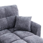 Γωνιακός αναστρέψιμος καναπές κρεβάτι Comfie pakoworld με αποθηκευτικό χώρο ανθρακί ύφασμα 260x158x98εκ - Image 7