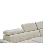 Γωνιακός καναπές-κρεβάτι αριστερή γωνία Dreamora pakoworld με αποθηκευτικό χώρο ύφασμα μπεζ 270x167x82εκ - Image 8