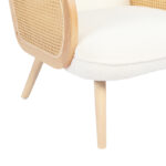 Πολυθρόνα Stedy pakoworld λευκό μπουκλέ ύφασμα με πόδι σε φυσική απόχρωση 78x64x82εκ - Image 8