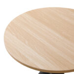 Τραπέζι σαλονιού Hemena pakoworld σετ 2τεμ σε μαύρη-φυσική απόχρωση - Image 5