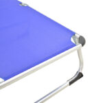 Ξαπλώστρα παραλίας Fevepe pakoworld βαρέως τύπου αλουμίνιο-textilene σε μπλε απόχρωση 58.5x185x29.5εκ - Image 5