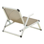 Καρεκλάκι παραλίας Plazo pakoworld αλουμίνιο-textilene σε μπεζ απόχρωση 55x70x59εκ - Image 2