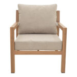 Σαλόνι κήπου Andasio pakoworld σετ 4τεμ αλουμίνιο κ σχοινί σε φυσική- μαξιλάρια σε γκρι απόχρωση - Image 8