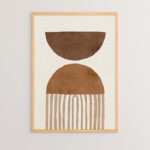 Πίνακας Serby pakoworld με ψηφιακή εκτύπωση και πλαίσιο 33x1.5x48εκ