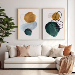 Πίνακας Cerzen pakoworld δίπτυχος με ψηφιακή εκτύπωση και πλαίσιο 33x1.5x48εκ