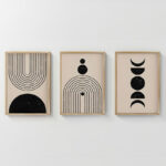 Πίνακας Aregon pakoworld τρίπτυχος με ψηφιακή εκτύπωση και πλαίσιο 33x1.5x48εκ