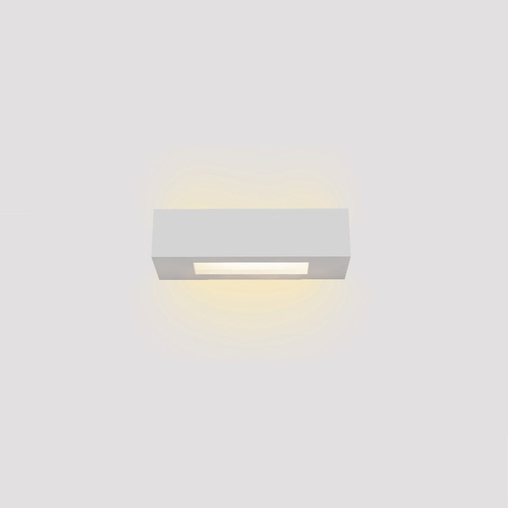 43049-C Inlight Επιτοίχιο Φωτιστικό Γύψινο Λευκό 1×E14 – 22 cm (43049-C-White)