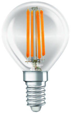 JUST LED JUSTLed-LED Filament Ε14 G45 6W 3000K Θερμό (B144506101)
