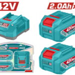 TOTAL ΕΠΑΓΓ. ΣΕΤ 2τεμ ΜΠΑΤ. TFBLI42201E Li-ion 42V/2Ah + 1τεμ ΦΟΡΤΙΣΤΗΣ TFCLI42021E (TFBCPM20221E)