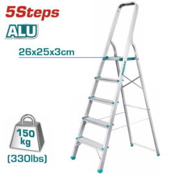 TOTAL ΣΚΑΛΑ ΑΛΟΥΜΙΝΙΟΥ 5 ΣΚΑΛΟΠΑΤΙΑ (THLAD06051)