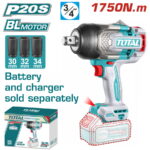 TOTAL ΕΠΑΓΓ. ΜΠΟΥΛΟΝΟΚΛΕΙΔΟ ΜΠΑΤ. Li-ion 20V / 1750Nm ΧΩΡΙΣ ΜΠΑΤΑΡΙΑ & ΦΟΡΤΙΣΤΗ (TIWLI201751)