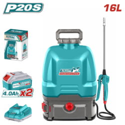 TOTAL ΕΠΑΓΓ. ΨΕΚΑΣΤΗΡΑΣ ΠΛΑΤΗΣ ΜΠΑΤ. Li-ion 20V / 4Ah / 2 ΜΠΑΤ (TSPLI201644E)