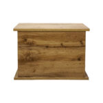 Τραπέζι σαλονιού Nuvele pakoworld sonoma-λευκό 90x50x35εκ - Image 6