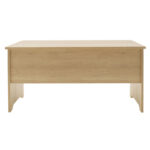 Γραφείο εργασίας επαγγελματικό Amazon pakoworld χρώμα sonoma 150x75x75εκ - Image 3