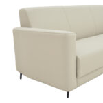 Καναπές τριθέσιος Sidica pakoworld PU σε εκρού απόχρωση 185x82x81εκ - Image 7