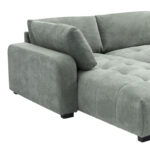 Γωνιακός καναπές Gianco pakoworld αναστρέψιμος ύφασμα σε μέντα απόχρωση 298x208x85εκ - Image 6