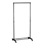 Κρεμάστρα δαπέδου Wizak pakoworld μαύρο μέταλλο 74.5x41