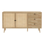 Μπουφές Oslo pakoworld sonoma 150x39x79εκ - Image 4