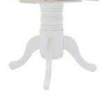 Tραπέζι Lars pakoworld επεκτεινόμενο ξύλο-MDF λευκό-φυσικό Φ100(+38)x100x75εκ - Image 10