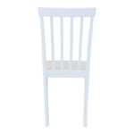 Καρέκλα Houston pakoworld rubberwood σε λευκή απόχρωση 40x49x94εκ - Image 5