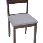 Καρέκλα Dallan pakoworld rubberwood σε καρυδί απόχρωση 40x47.5x89εκ - Image 7