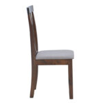 Tραπεζαρία επεκτεινόμενη Mabor-Houston pakoworld ξύλο σε καρυδί απόχρωση 120-150x80x73,8εκ - Image 4