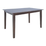 Tραπεζαρία επεκτεινόμενη Mabor-Dallan pakoworld ξύλο σε καρυδί απόχρωση 120-150x80x73,8εκ - Image 5