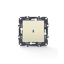 PRIME ΔΙΑΚΟΠΤΗΣ ΑΛΕΡΕΤΟΥΡ & LED ΛΥΧΝΙΑ ΕΛΕΓΧΟΥ ΜΕ ΚΛΙΠ ΠΛΑΣΤΙΚΟΣ ΙΒΟΥΑΡ 1P 10AX 250VAC IP20