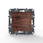 PRIME ΔΙΑΚΟΠΤΗΣ ΑΛΕΡΕΤΟΥΡ & LED ΛΥΧΝΙΑ ΕΛΕΓΧΟΥ ΜΕ ΚΛΙΠ ΠΛΑΣΤΙΚΟΣ ΧΡΩΜΑ ΞΥΛΟΥ 1P 10AX 250VAC IP20