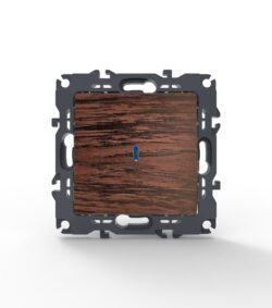 PRIME ΔΙΑΚΟΠΤΗΣ ΑΛΕΡΕΤΟΥΡ & LED ΛΥΧΝΙΑ ΕΛΕΓΧΟΥ ΜΕ ΚΛΙΠ ΠΛΑΣΤΙΚΟΣ ΧΡΩΜΑ ΞΥΛΟΥ 1P 10AX 250VAC IP20