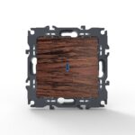 PRIME ΔΙΑΚΟΠΤΗΣ ΑΛΕΡΕΤΟΥΡ & LED ΛΥΧΝΙΑ ΠΡΟΣΑΝΑΤΟΛΙΣ ΜΟΥ ΜΕ ΚΛΙΠ ΠΛΑΣΤΙΚΟΣ ΧΡΩΜΑ ΞΥΛΟΥ 1P 10AX 250VAC IP20