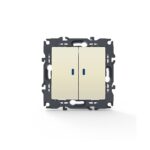 PRIME ΔΙΑΚΟΠΤΗΣ ΚΟΜΜΥΤΑΤΕΡ & LED ΛΥΧΝΙΑ ΠΡΟΣΑΝΑΤΟΛΙΣ ΜΟΥ ΜΕ ΚΛΙΠ ΠΛΑΣΤΙΚΟΣ ΙΒΟΥΑΡ 2P 10AX 250VAC IP20