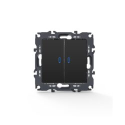 PRIME ΔΙΑΚΟΠΤΗΣ ΚΟΜΜΥΤΑΤΕΡ & LED ΛΥΧΝΙΑ ΠΡΟΣΑΝΑΤΟΛΙΣ ΜΟΥ ΜΕ ΚΛΙΠ ΠΛΑΣΤΙΚΟΣ MAT ΑΝΘΡΑΚΙ 2P 10AX 250VAC IP20