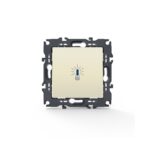 PRIME ΜΠΟΥΤΟΝ ΚΛΙΜΑΚΟΣΤΑΣΙΟΥ & LED ΛΥΧΝΙΑ ΜΕ ΚΛΙΠ ΠΛΑΣΤΙΚΟ ΙΒΟΥΑΡ 1P 10A 250VAC IP20