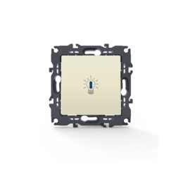 PRIME ΜΠΟΥΤΟΝ ΚΛΙΜΑΚΟΣΤΑΣΙΟΥ & LED ΛΥΧΝΙΑ ΜΕ ΚΛΙΠ ΠΛΑΣΤΙΚΟ ΙΒΟΥΑΡ 1P 10A 250VAC IP20