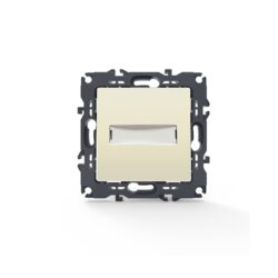 PRIME ΜΠΟΥΤΟΝ ΕΠΙΓΡΑΦΗΣ & LED ΛΥΧΝΙΑ 12VAC ΜΕ ΚΛΙΠ ΠΛΑΣΤΙΚΟ ΙΒΟΥΑΡ 1P 10A 250VAC IP20