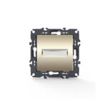 PRIME ΜΠΟΥΤΟΝ ΕΠΙΓΡΑΦΗΣ & LED ΛΥΧΝΙΑ 12VAC ΜΕ ΚΛΙΠ ΠΛΑΣΤΙΚΟ MAT ΣΑΜΠΑΝΙΖΕ 1P 10A 250VAC IP20