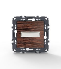 PRIME ΜΠΟΥΤΟΝ ΕΠΙΓΡΑΦΗΣ & LED ΛΥΧΝΙΑ 12VAC ΜΕ ΚΛΙΠ ΠΛΑΣΤΙΚΟ ΧΡΩΜΑ ΞΥΛΟΥ 1P 10A 250VAC IP20