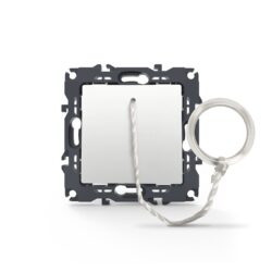 PRIME ΜΠΟΥΤΟΝ ΤΡΑΒΗΧΤΟ ΜΕ ΚΛΙΠ ΠΛΑΣΤΙΚΟ ΛΕΥΚΟ 1P 10A 250VAC IP20