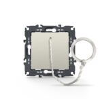 PRIME ΜΠΟΥΤΟΝ ΤΡΑΒΗΧΤΟ ΜΕ ΚΛΙΠ ΠΛΑΣΤΙΚΟ ΙΒΟΥΑΡ 1P 10A 250VAC IP20