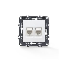 PRIME ΠΡΙΖΑ ΤΗΛΕΦΩΝΟΥ ΛΕΥΚΗ ΜΕ ΒΥΣΜΑ 2XRJ11 CAT3 IP20